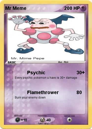 Pokemon Mr Meme