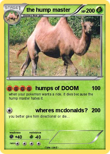 Pokemon the hump master