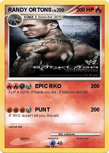 Pokemon RANDY ORTONS
