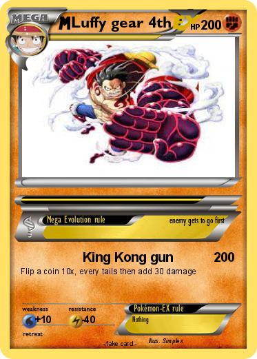 Pokemon Luffy gear 4th
