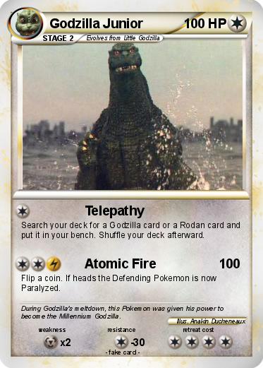 Pokemon Godzilla Junior