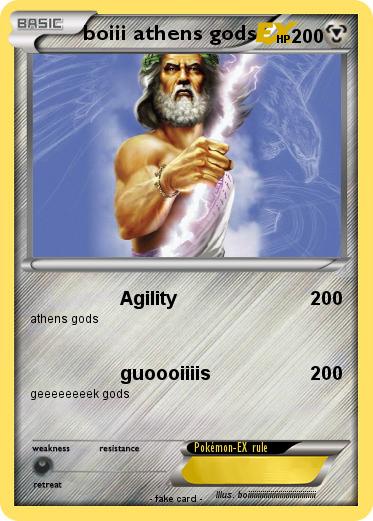 Pokemon boiii athens gods