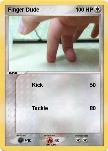 Pokemon Finger Dude