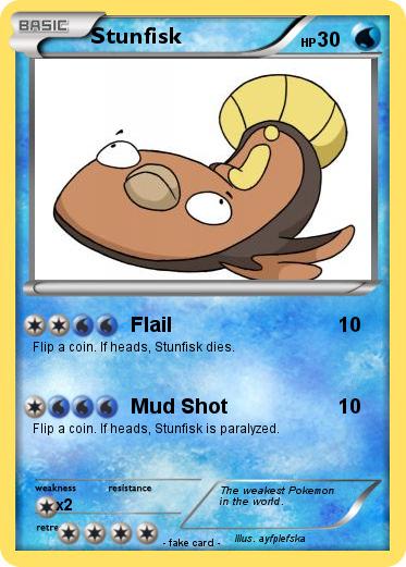 Pokemon Stunfisk