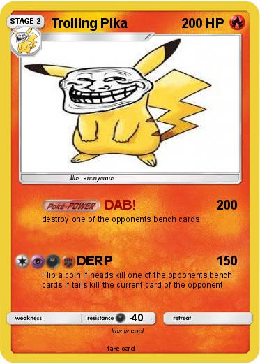 Pokemon Trolling Pika