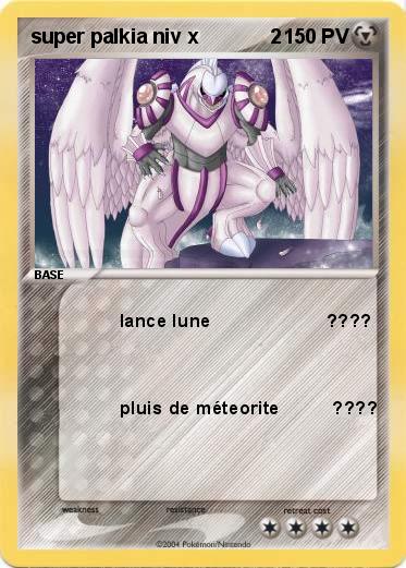 Pokemon super palkia niv x             2 