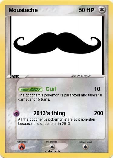 Pokemon Moustache