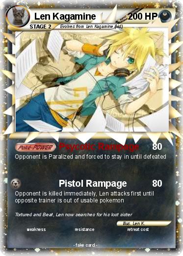 Pokemon Len Kagamine