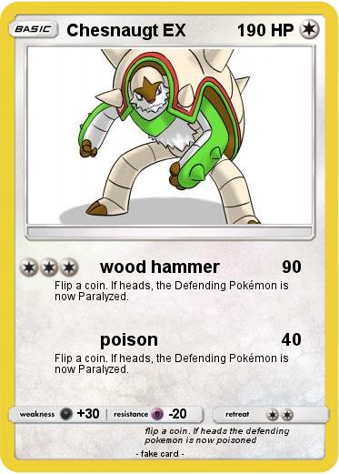 Pokemon Chesnaugt EX