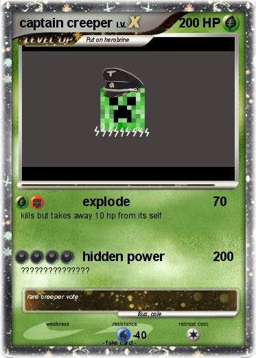 Pokemon captain creeper