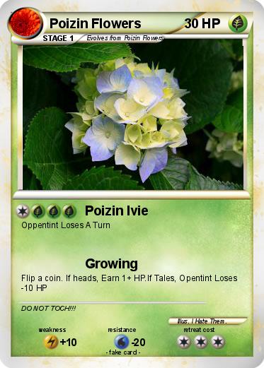 Pokemon Poizin Flowers