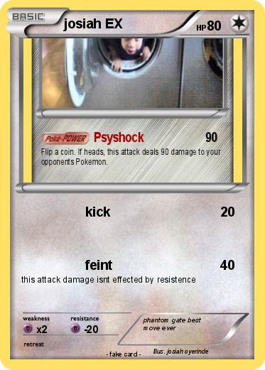 Pokemon josiah EX