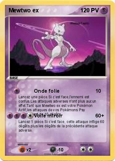 Pokemon Mewtwo ex