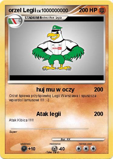 Pokemon orzeł Legii