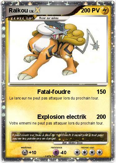 Pokemon Raikou