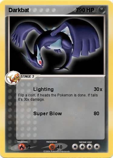 Pokemon Darkbat                              7               