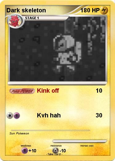 Pokemon Dark skeleton