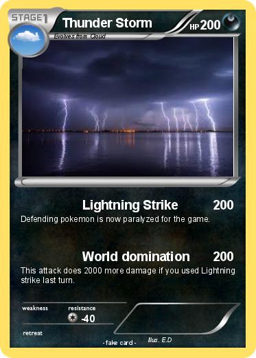 Pokemon Thunder Storm