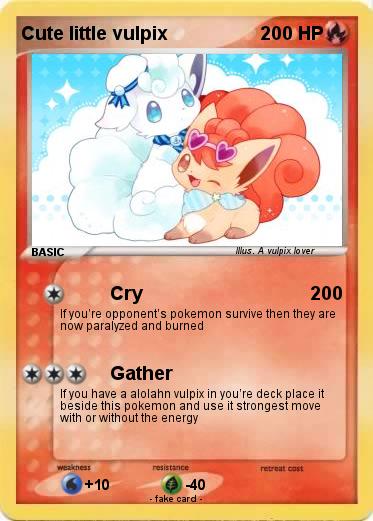 Pokemon Cute little vulpix