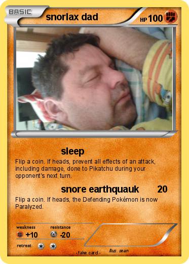 Pokemon snorlax dad