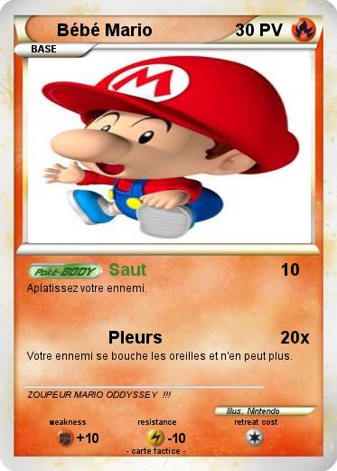 Pokemon Bébé Mario