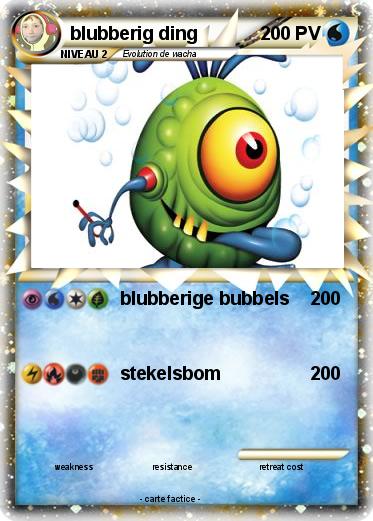 Pokemon blubberig ding