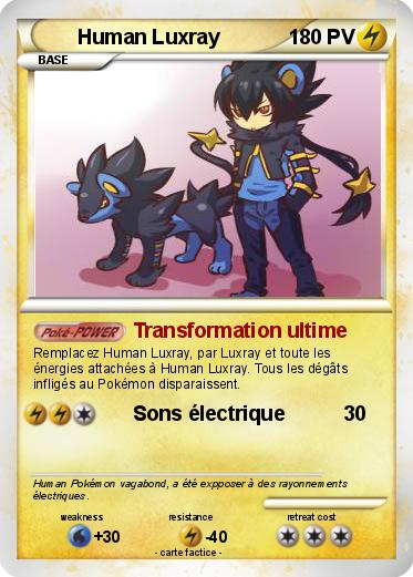Pokemon Human Luxray