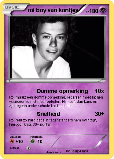 Pokemon roi boy van kontjes