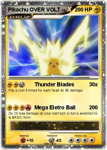 Pokemon Pikachu OVER VOLT