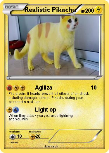 Pokemon Realistic Pikachu