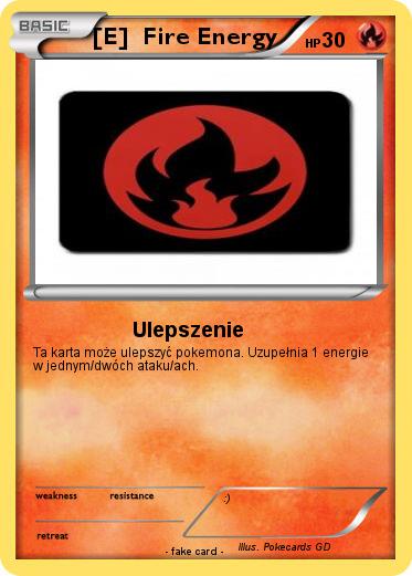 Pokemon [E]  Fire Energy
