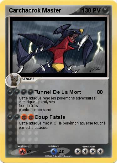 Pokemon Carchacrok Master