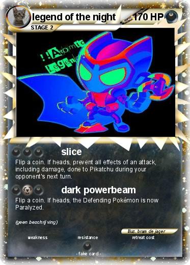 Pokemon legend of the night