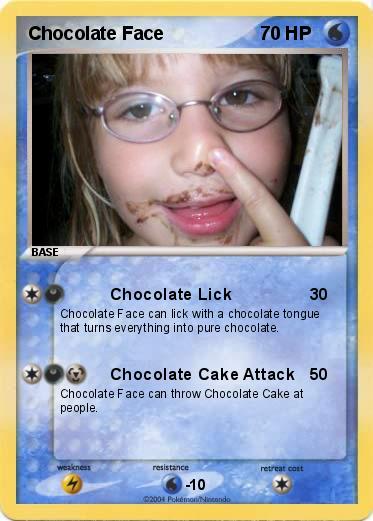 Pokemon Chocolate Face