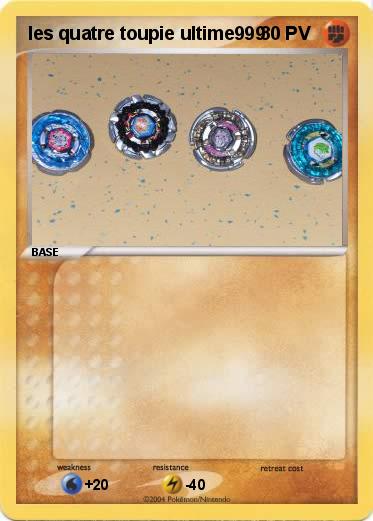 Pokemon les quatre toupie ultime999