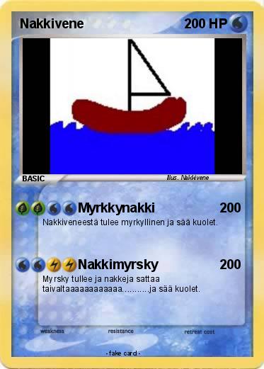 Pokemon Nakkivene