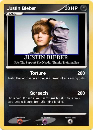 Pokemon Justin Bieber
