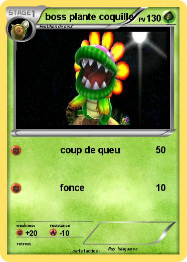Pokemon boss plante coquille