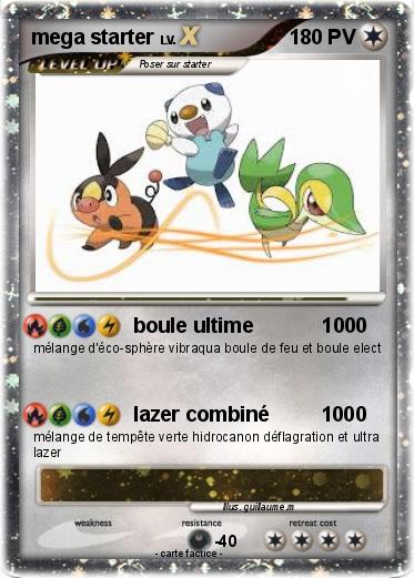 Pokemon mega starter