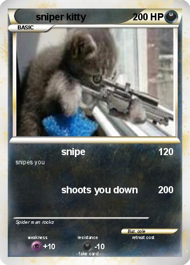 Pokemon sniper kitty
