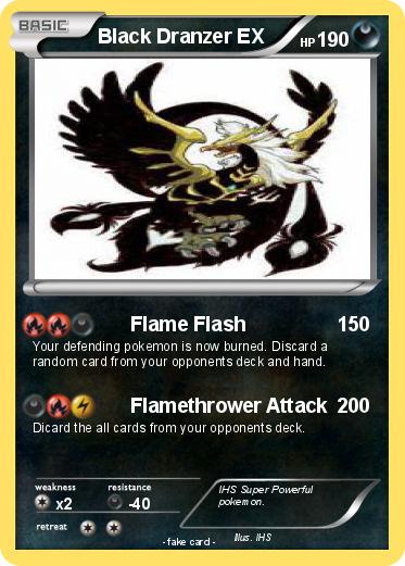 Pokemon Black Dranzer EX
