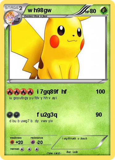 Pokemon w h98gw