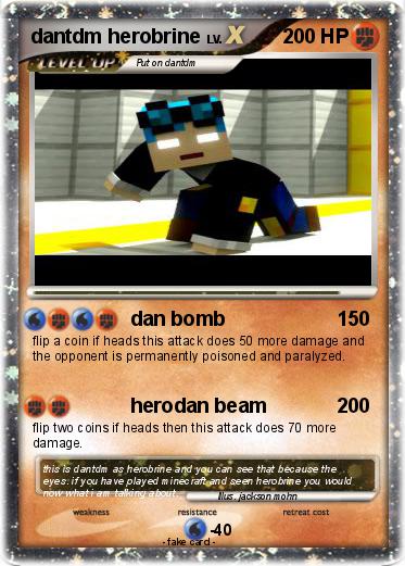 Pokemon dantdm herobrine