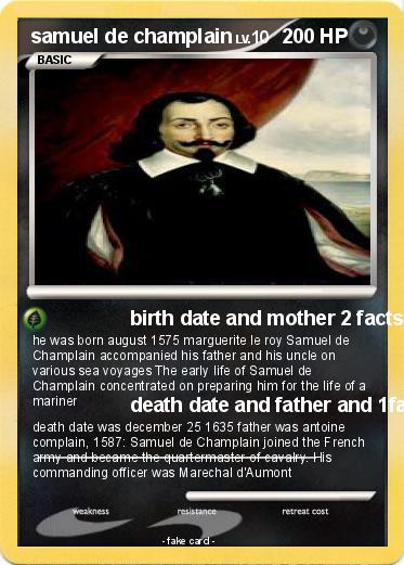 Pokemon samuel de champlain