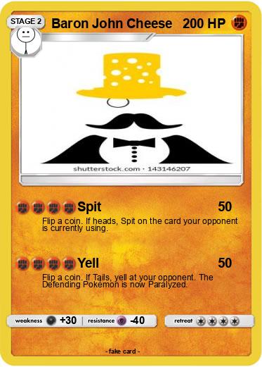 Pokemon Baron John Cheese