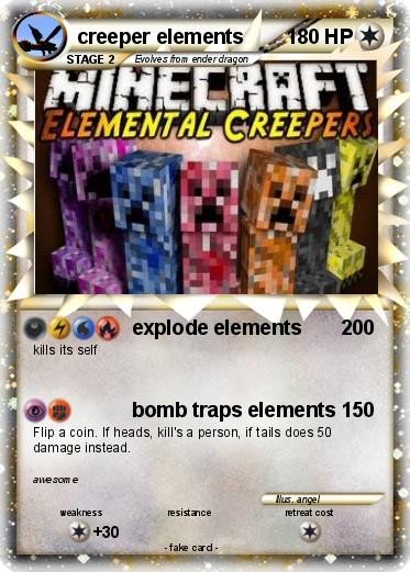 Pokemon creeper elements