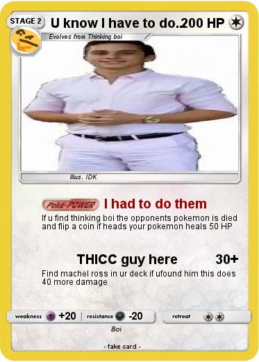 Pokemon U know I have to do...