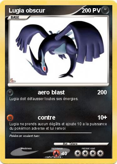 Pokemon Lugia obscur
