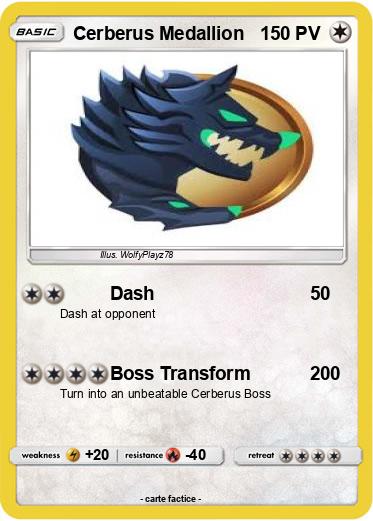 Pokemon Cerberus Medallion