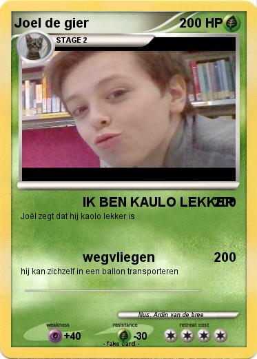 Pokemon Joel de gier